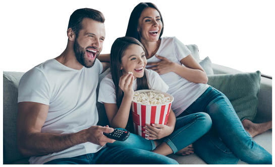 Several people in a household can view one ad at the same time