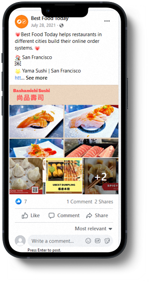 Social media creative sample