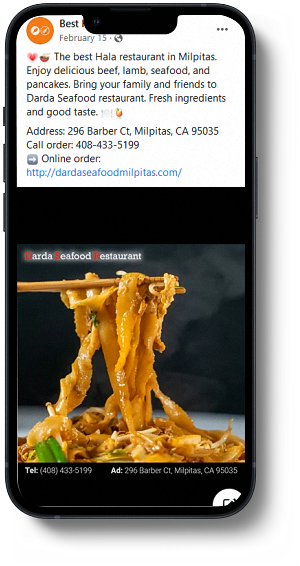 Social media creative sample